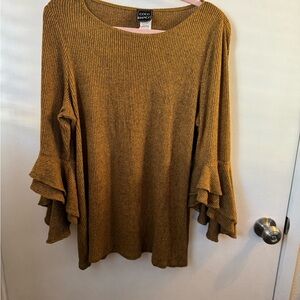 Coco Bianco Mustard Striped Top